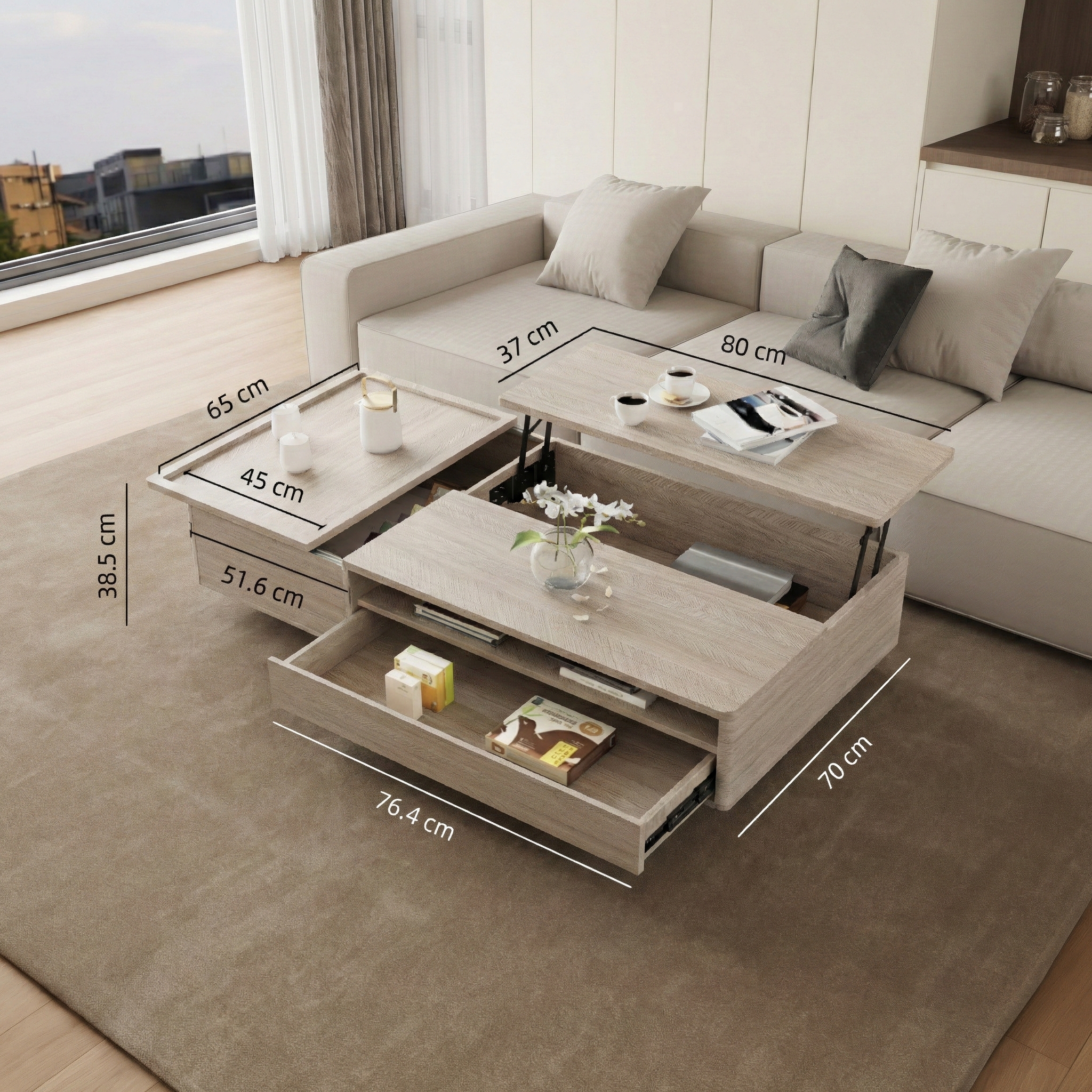 طاولة متعددة الإستخدامات - خشبي